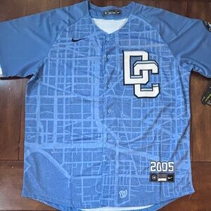 Washington Nationals City Connect Jersey James Woods Adult Large NWT